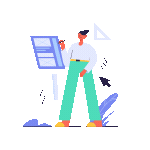 Create unique illustration for website